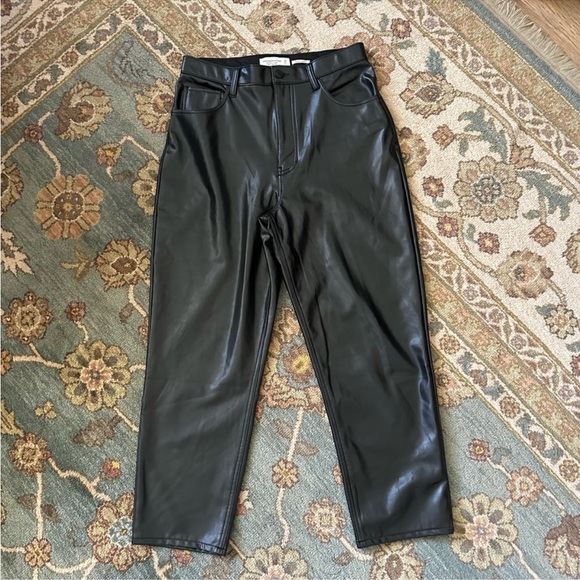 Abercrombie and Fitch Curve Love Vegan Leather Pants - Picture 3 of 11